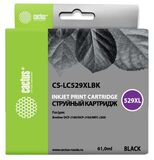 Картридж струйный Cactus CS-LC529XLBK черный (61мл) для Brother DCP-J100, J105, J200
