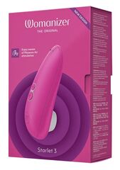 Розовый клиторальный стимулятор Womanizer Starlet 3 - 