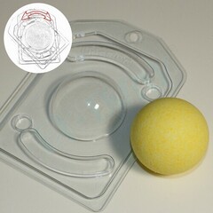 Пластиковая форма для шоколада Полусфера D 55 мм