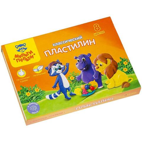 Plastilin МультиПульти  Приключения Енота 8 rəng 236481