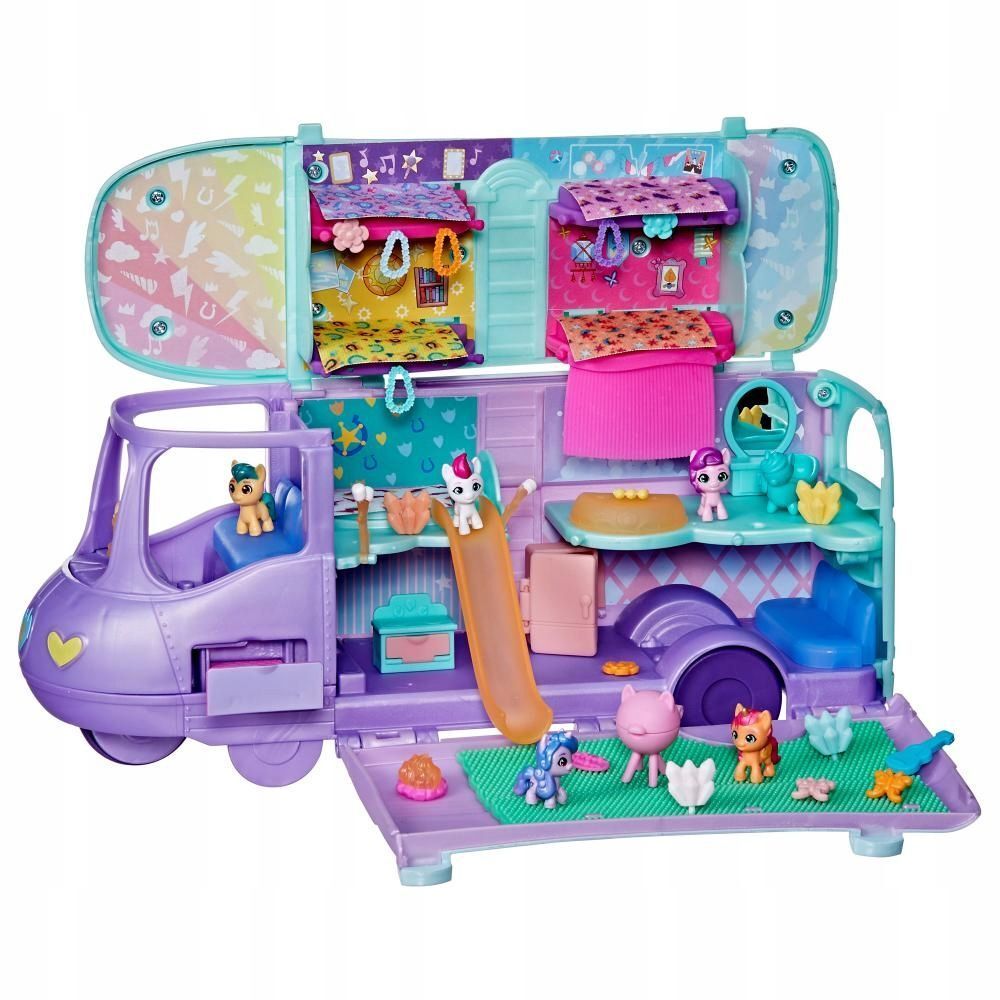 Фигурки My Little Pony - Набор волшебный пони-автобус Mini World Magic Pony  Bus + 5 фигурок F7650 купить в Москве | Доставка по России.