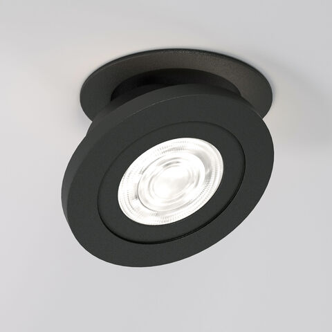 Встраиваемый светодиодный светильник Elektrostandard Surf 25084/LED черный