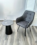 фото 1 Стул MAVERICK 360 град. поворот. HK007-10 Темно-серый, искусственная замша / черный каркас, М-City на profcook.ru