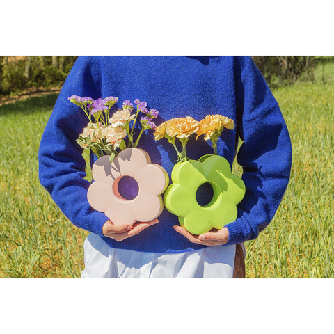 Ваза для цветов 20см Doiy Daisy зеленая