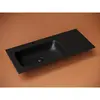 Ceramica Nova CN7014MB CN7014MB Раковина накладная Element с отверстием под смеситель 1010*457*137мм, чаша слева, цвет черн