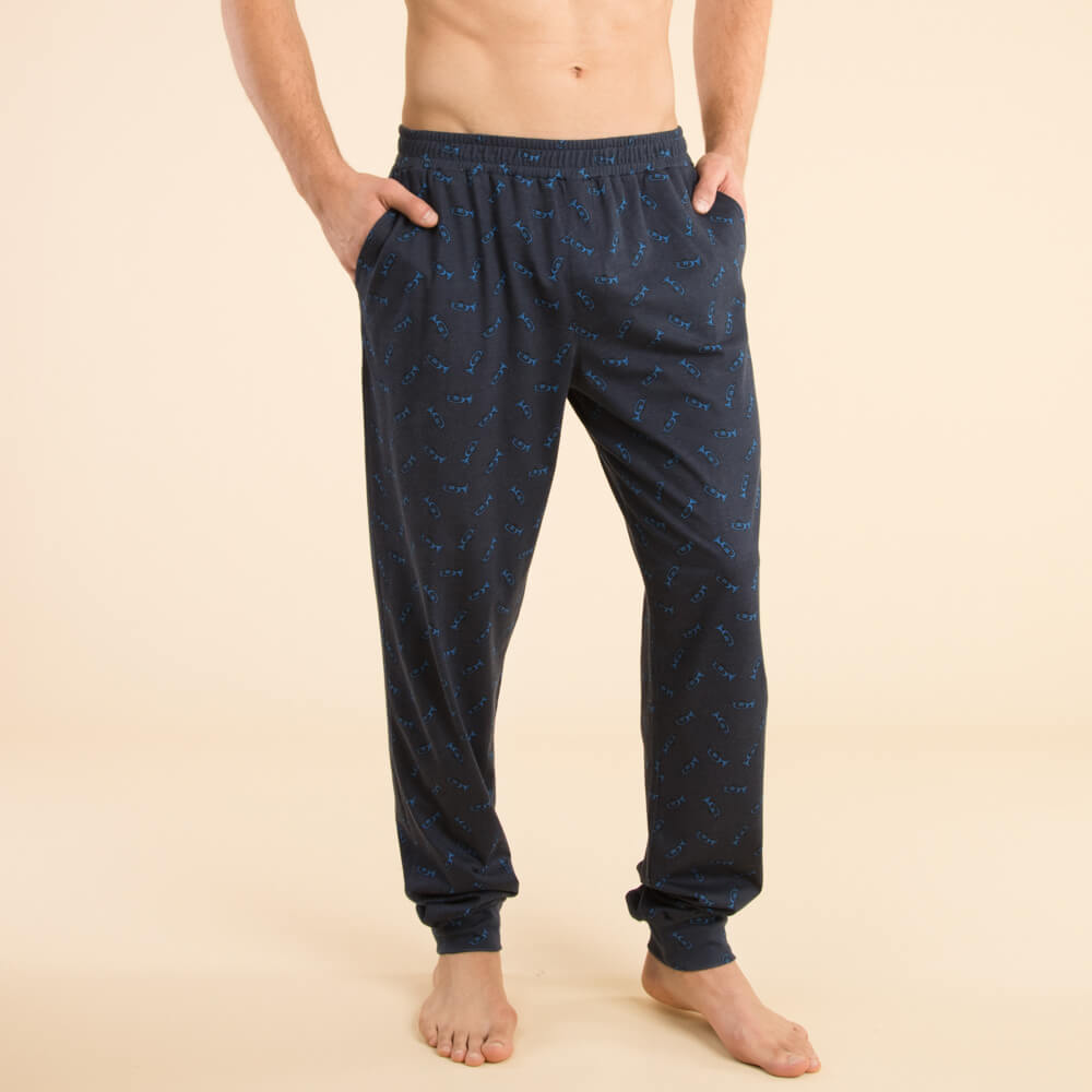 Мужские брюки пижамные E21K-21D101