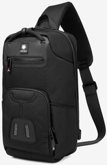 Рюкзак однолямочный Ozuko 9420 Black