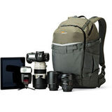 Рюкзак Lowepro Flipside Trek BP 450 AW серый/темно-зеленый
