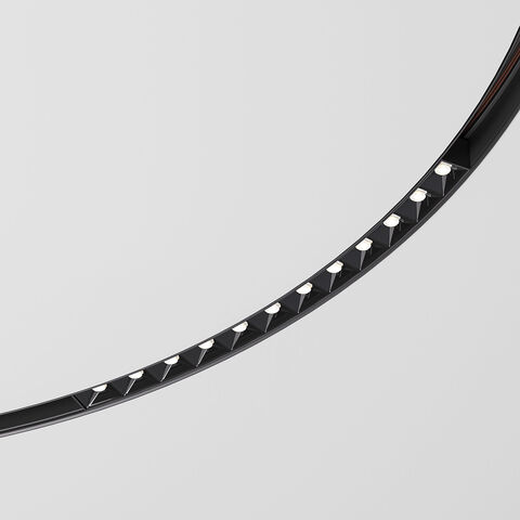 Трековый светильник Elektrostandard Slim Magnetic для радиусного шинопровода 12W 4200K Intenso Ø 1200мм 85186/01 черный