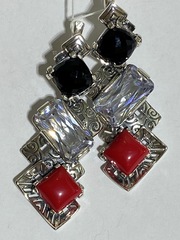 Чероки ( серьги из серебра)