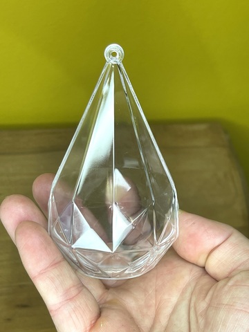 капля граненная из 2х половинок