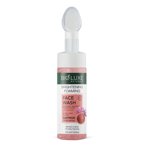 Bioluxe пенка умывашка SAFFRON + ROSE WATER FOAMING FACE WASH 175ML