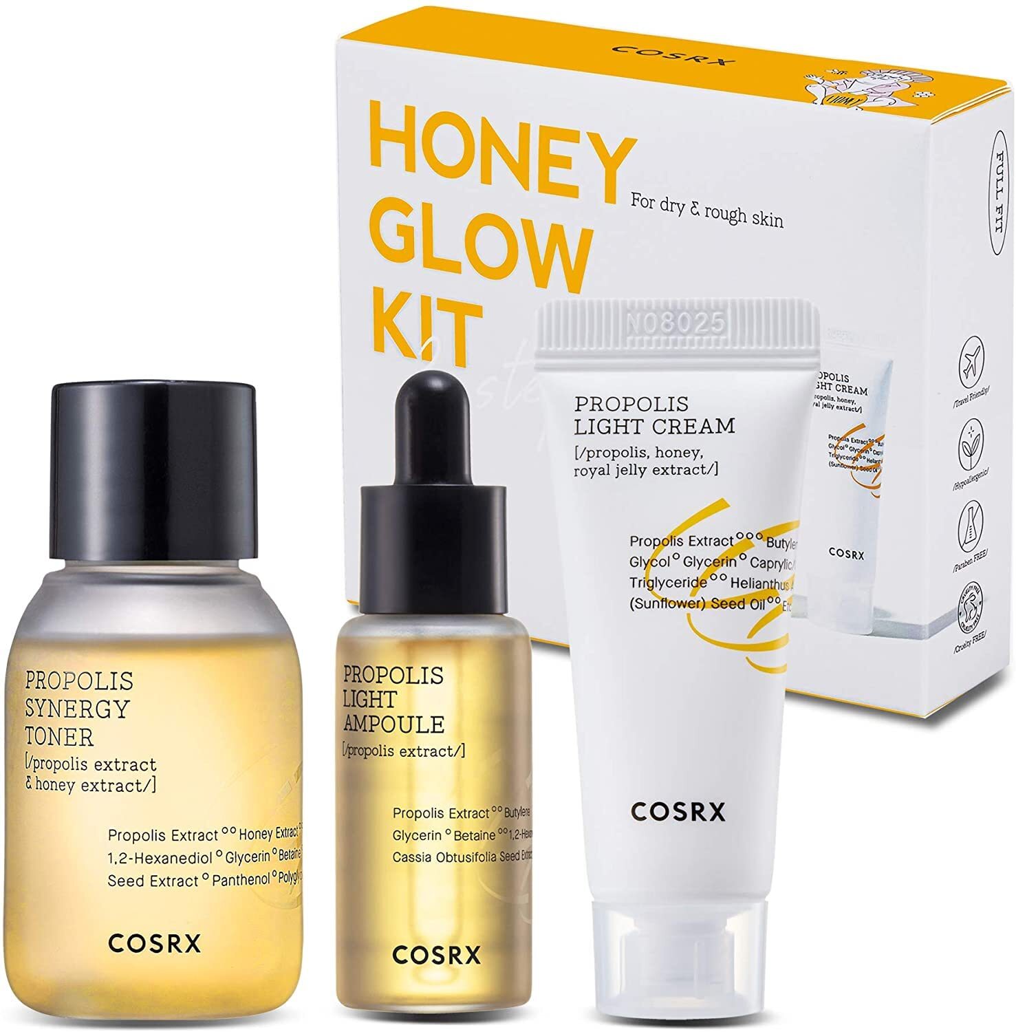 Cosrx Cica 7 Honey glow kit for dry and rough skin, фото 1