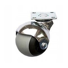 Колесо мебельное шарик оцинк. 50мм поворотное
