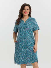 4630 Туника на пуговицах