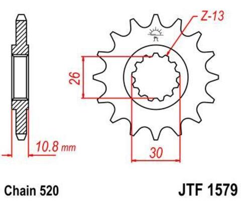 Звезда ведущая JTF1579 17
