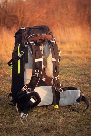 Картинка рюкзак туристический Nevo Rhino Advance 65+5 black - 11