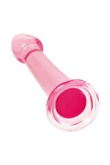 Розовый нереалистичный фаллоимитатор Jelly Dildo L - 20 см. - 