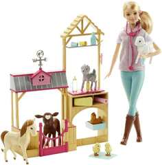 Кукла Барби Ветеринар на ферме серия Кем быть? (Уцененный товар)