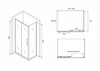 Abber Schwarzer Diamant AG30150BH-S80B Душевой уголок, 150x80x195, цвет: чёрный