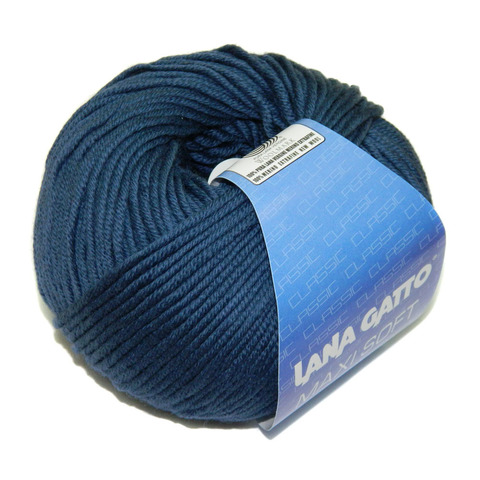 Пряжа Lana Gatto Maxi Soft 5522 джинс