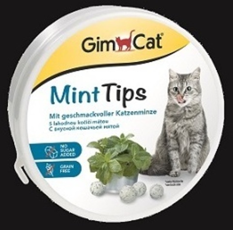 GIMCAT витамины для кошек с кошачьей мятой МинтТипс 200г