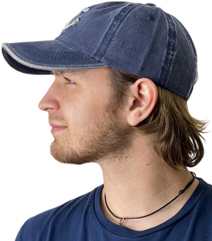 Картинка кепка Skully Wear baseball cap ancor navy - 3