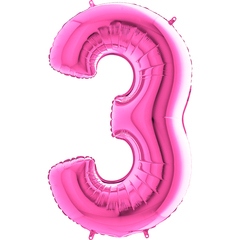 Цифра 3 (Розовая)