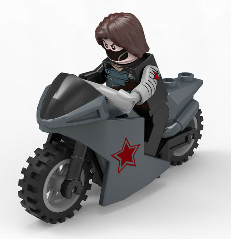 Minifigures SH 022 Superheroes Motorcycle