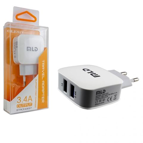 Зарядное устройство на 2USB (3,1A) MLD