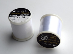 White. Нитки для бисероплетения Miyuki.