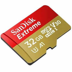 Карта памяти microSDHC 32GB SanDisk Class 10 UHS-I A1 Extreme for Action Cameras (SD адаптер) 100MB/s