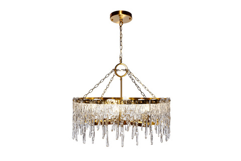 Люстра потолочная Garda Decor Tiara латунь K2KG1102P-8A