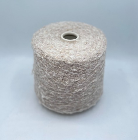 Linea Piu (пр.Италия), art.Nepal, 550м/100гр.  70% меринос, 10% альпака, 19% полиамид 1%Эластан, цвет-Светло-бежевый,неоднотонный,арт.28360