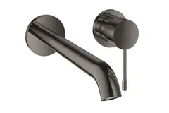 GROHE Essence 29193A01 Внешняя часть смесителя для раковины скрытого монтажа, на 2 отверстия, L-Size, темный графит глянец фото