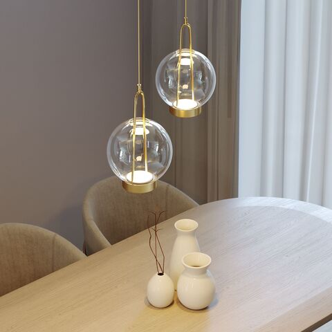 Подвесной светодиодный светильник Eurosvet Frasco 50267/1 LED латунь