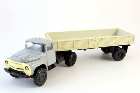 ZIL-130 V1 with semi-trailer OdAZ-885 Elektropribor Made in USSR 1:43