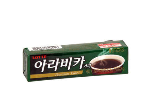 Жевательная резинка  Lotte кофейная арабика, 27г