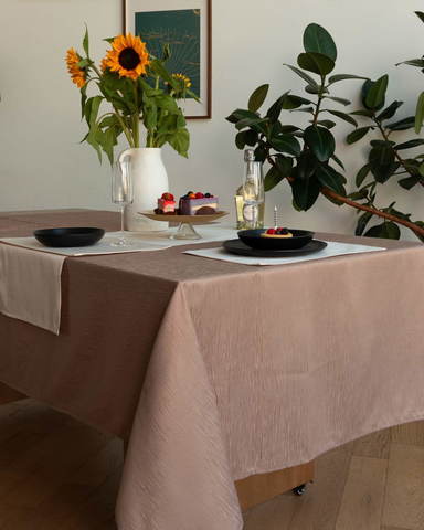 Скатерть 140х180 Sofi De MarkO Джинни кофейная