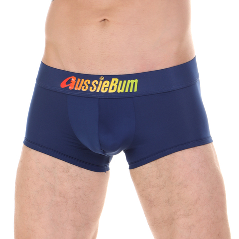 Мужские трусы боксеры тёмно-синие AussieBum