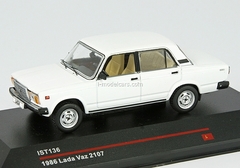VAZ-2107 Lada white 1986 IST136 IST Models 1:43