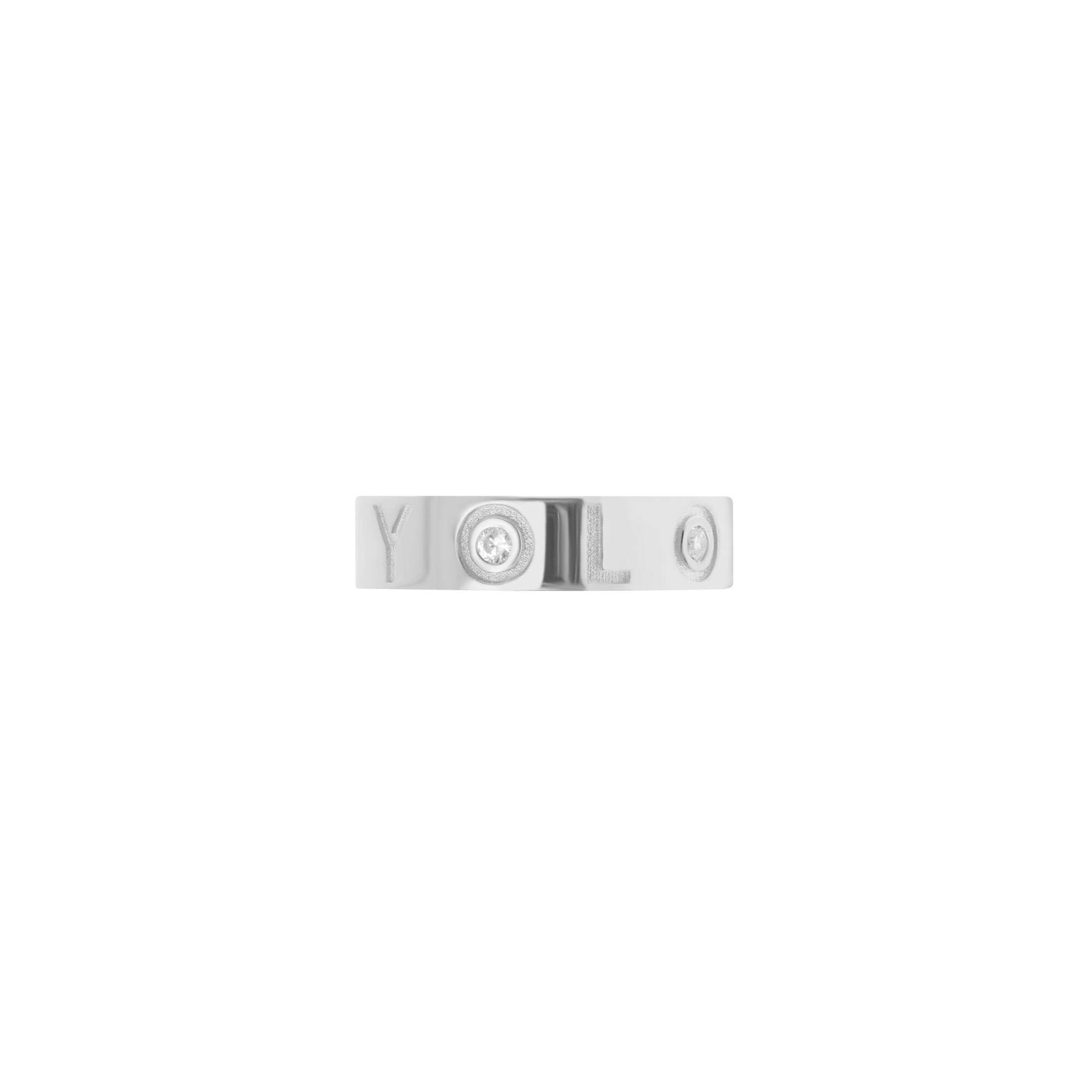 VIVA LA VIKA Кольцо Reminder Ring – YOLO Silver viva la vika кольцо reminder ring – lucky silver