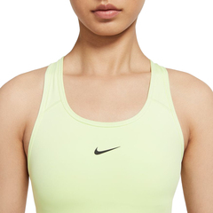 Бюстгальтер спортивный Nike Swoosh Bra Pad W - lime ice/black