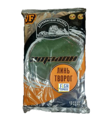 VF Линь творог ЭТАЛОН 0,9кг/10шт/уп цвет прикормки илисто-болотный