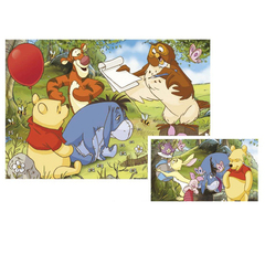Пазл"Весёлый день с Пухом"2х20
