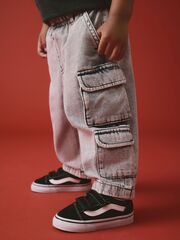 Джинсы карго для мальчика Next E45-342, Серый