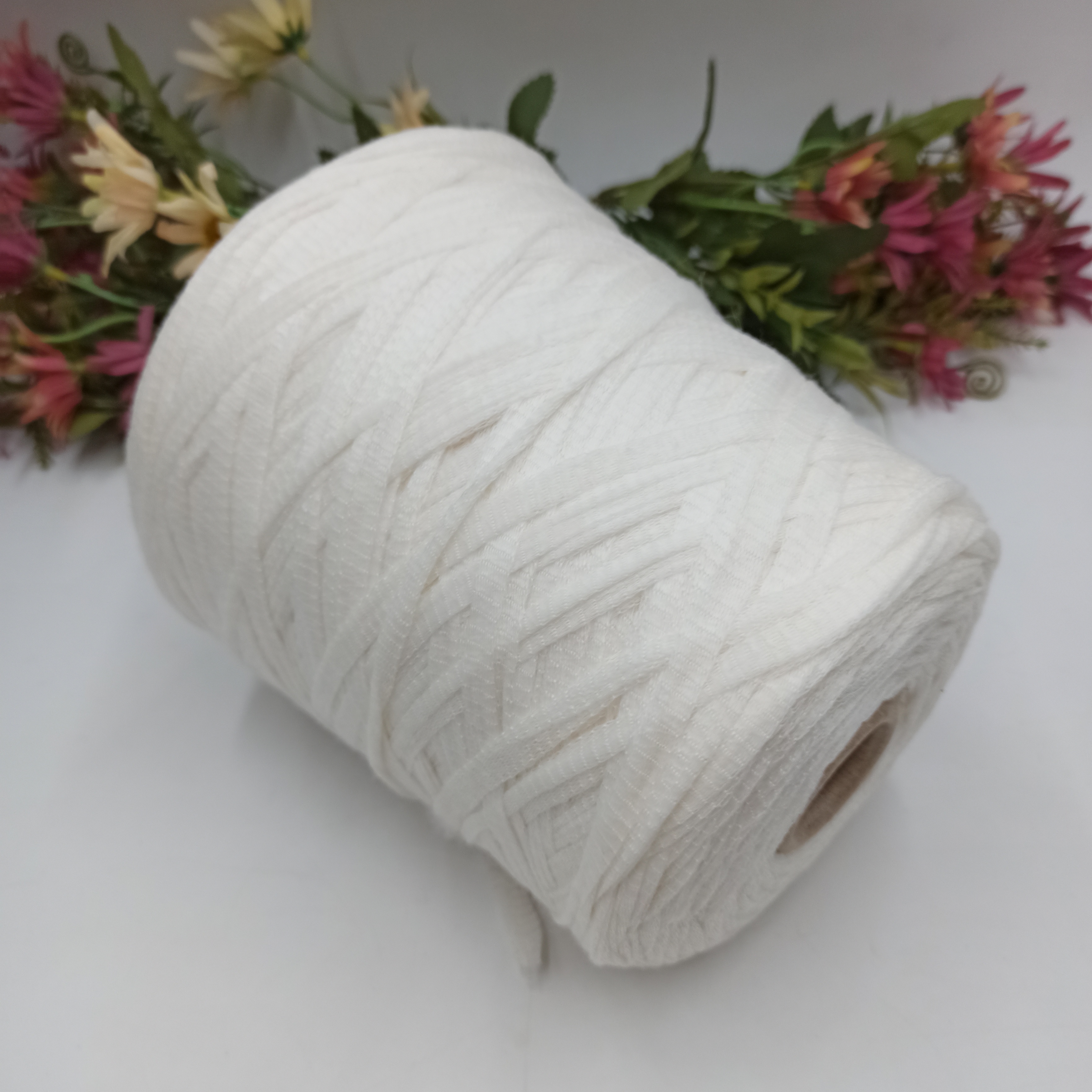 Sofficino мериносовый шнурок 150м/100гр Белый