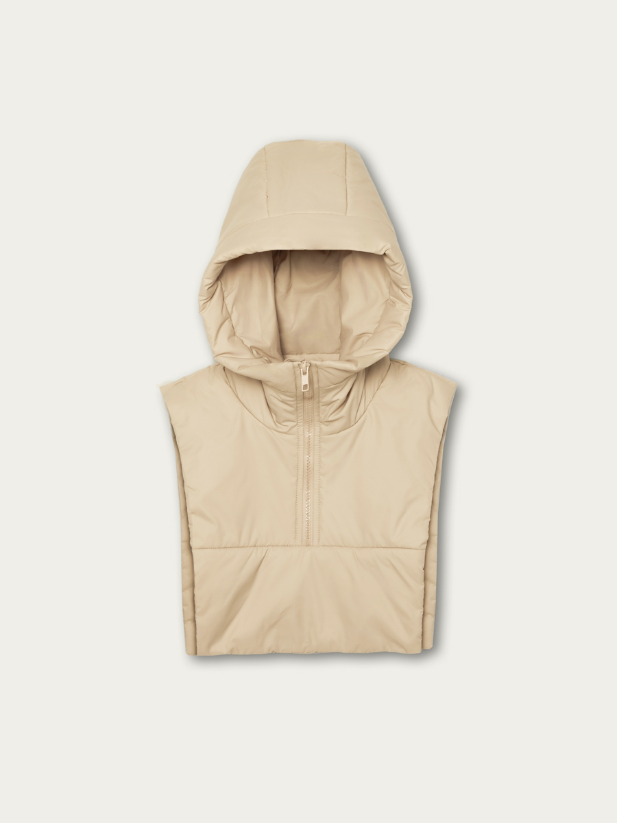 

Капюшон Мюнхен на молнии утеплённый, Светло-бежевый