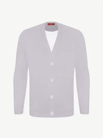 Кардиган с пуговицами из шелка