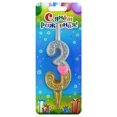 Свеча-цифра тортовая 